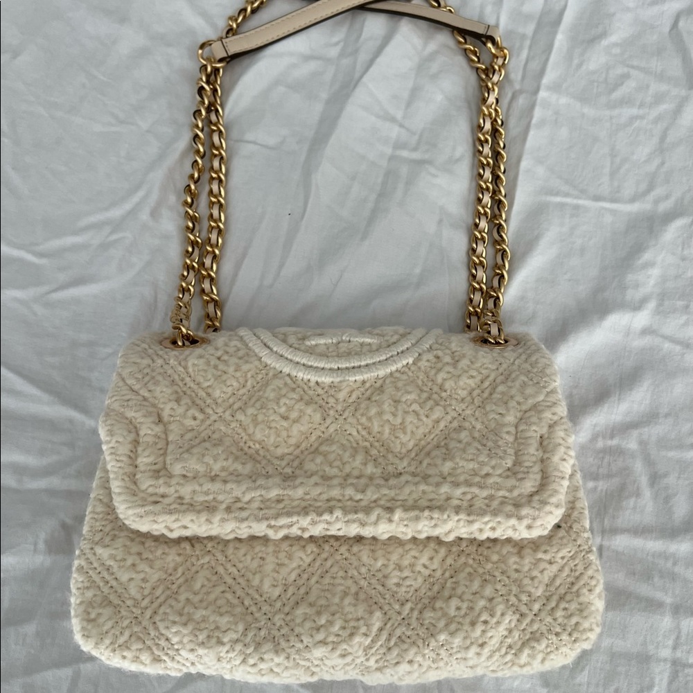 Brand new! Tory Burch Shearling Mini Bag